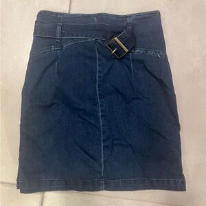 Free people denim skirt